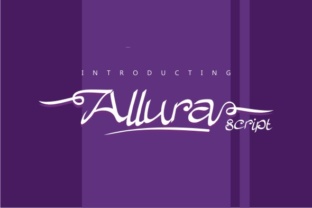 Allura Script Font: Modern Calligraphy for Digital Design