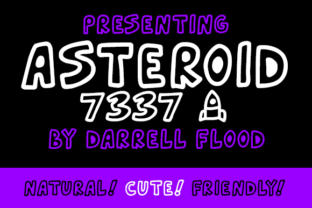 Asteroid 7337 Font: A Playful Typeface for Creative Business Owners