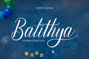 Balithya Font: A Script Typeface for Modern Web Design