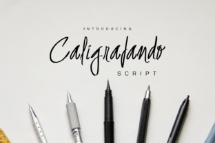 Caligrafando Script Font for Crafters and Makers