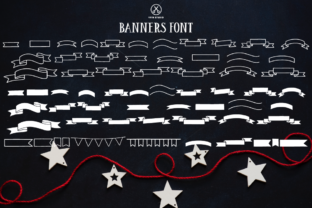Decorative Banners Font for Editorial Design