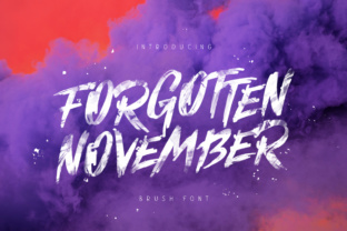 Forgotten November Font Review: A Handwritten Typeface for Creative Branding