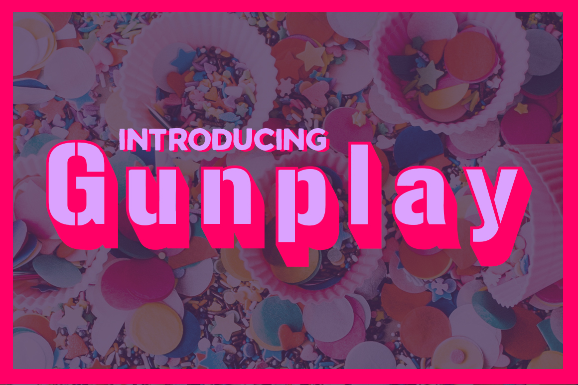 Gunplay Font: A Stencil Typeface for Bold Creative Projects
