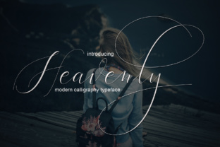 Heavenly Script Font for Beautiful Handwritten Design