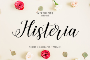 Histeria Script: A Stylish Handwritten Font for Designers