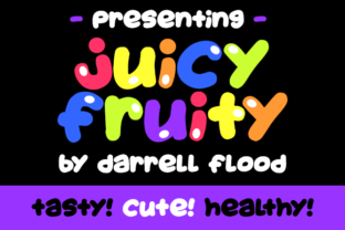 Juicy Fruity Font: A Playful Typeface for Food-Themed Editorial Projects
