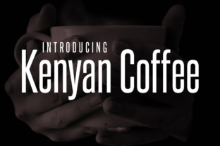 Kenyan Coffee Font for Small Business Branding