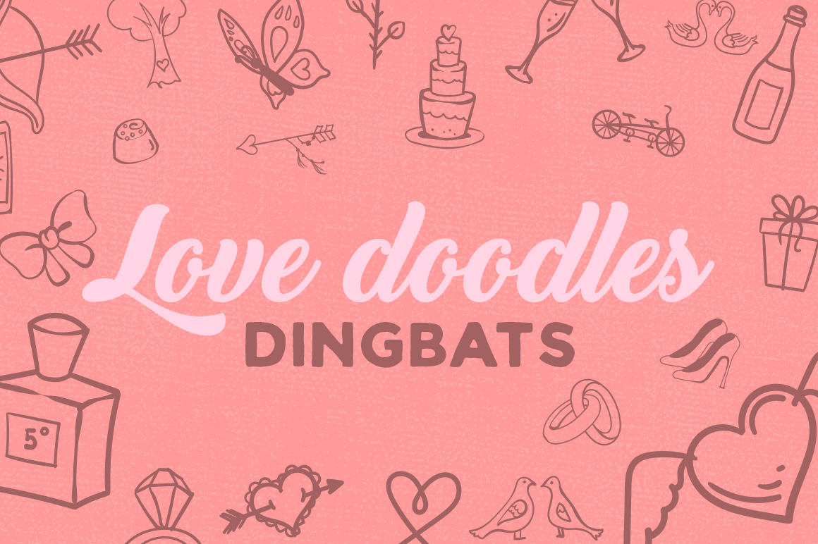 Love Doodles Dingbat: A Playful Font for Creative Projects