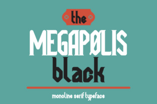 Megapolis Black Font for Creative Projects and Makers