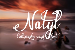 Natyl: A Playful Calligraphy Typeface for Digital Marketing