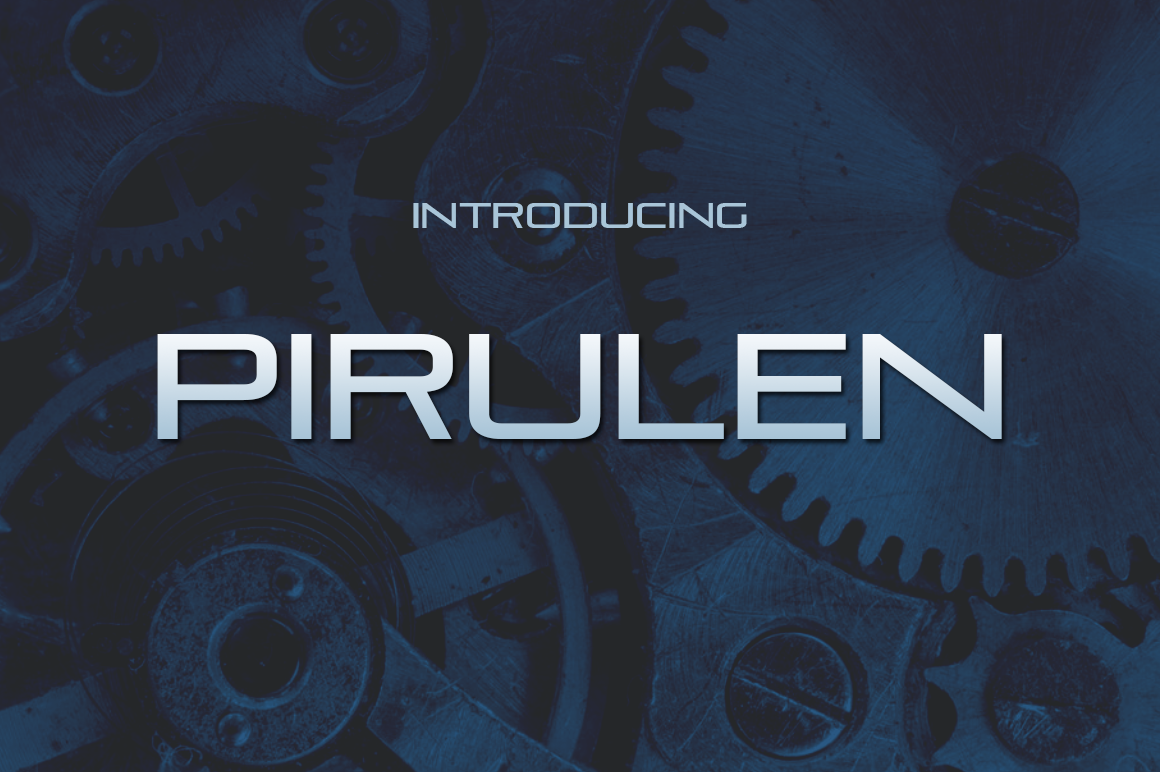 Pirulen Font: A Modern Techno Typeface for Editorial Design