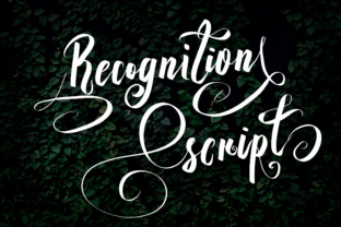Recognition Script: A Premium Font for Memorable Branding