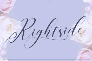Right Side Font for Editorial Design and Stylish Typography