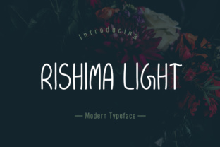 Rishima Light: A Subtle Handwritten Font for Editorial Design