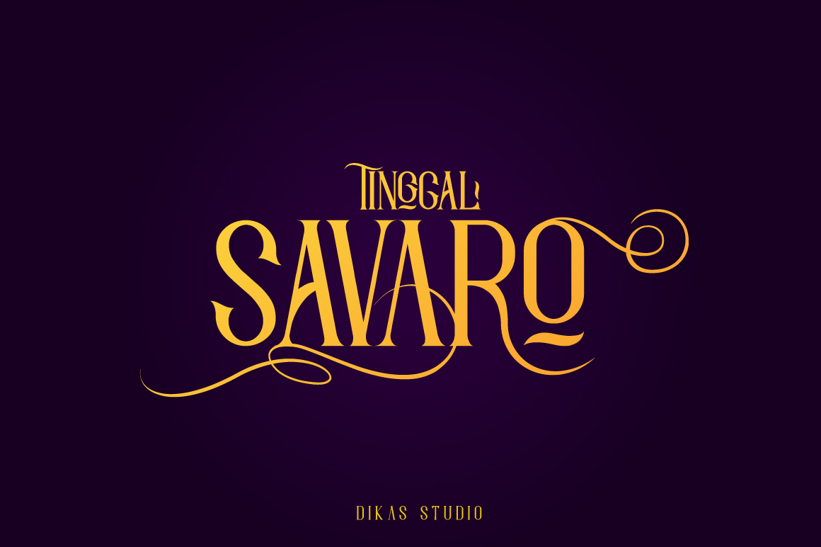 Savaro: A Stunning Blackletter Font for Creative Makers