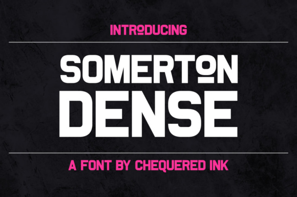 Somerton Dense: A Typeface for Editorial Impact