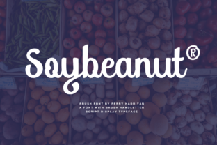 Soybeanut Font: A Bold Script for Craft and Commercial Projects