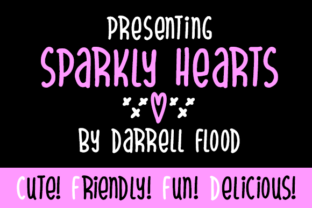 Sparkly Hearts Font: A Creative Touch for Handmade and Printables