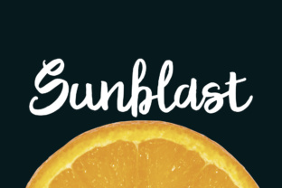 Sunblast: A Versatile Script Font for Editorial Design